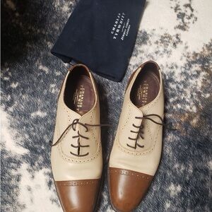Charles Tyrwhitt Two-Tone Brown and Cream Oxfords Limited Edition (dustbag only)